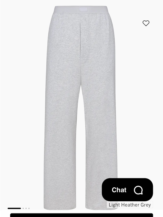 SKIMS Pants - SKIMS boyfriend wide leg pant